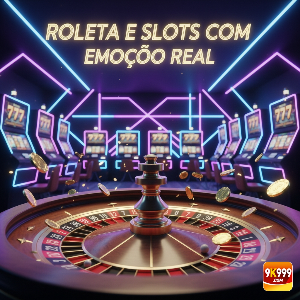 ROLETA E SLOTS COM EMOCOO REAL